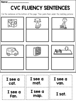 Printable Cvc Worksheets For Kindergarten