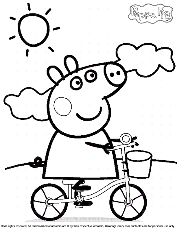Peppa Coloring Pages Pdf