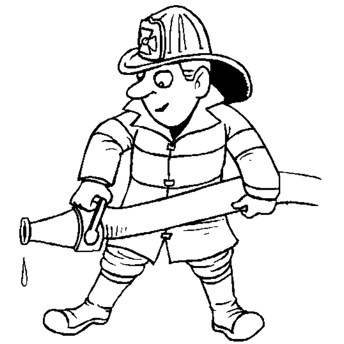 Fireman Coloring Pages To Print
