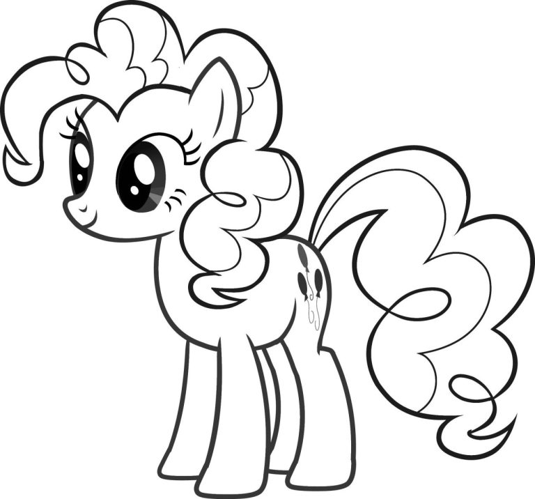 Rainbow Dash Coloring Pages For Kids