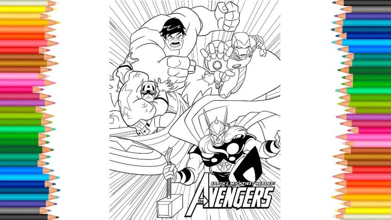 Avengers Infinity War Coloring Pages Printable
