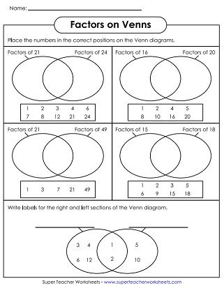 Geometry Venn Diagram Worksheet Answers
