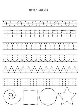 Kindergarten Handwriting Practice Sheets