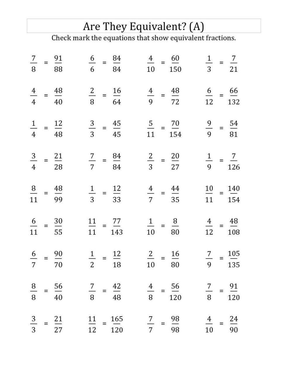 6th Grade Year 6 Maths Worksheets Pdf
