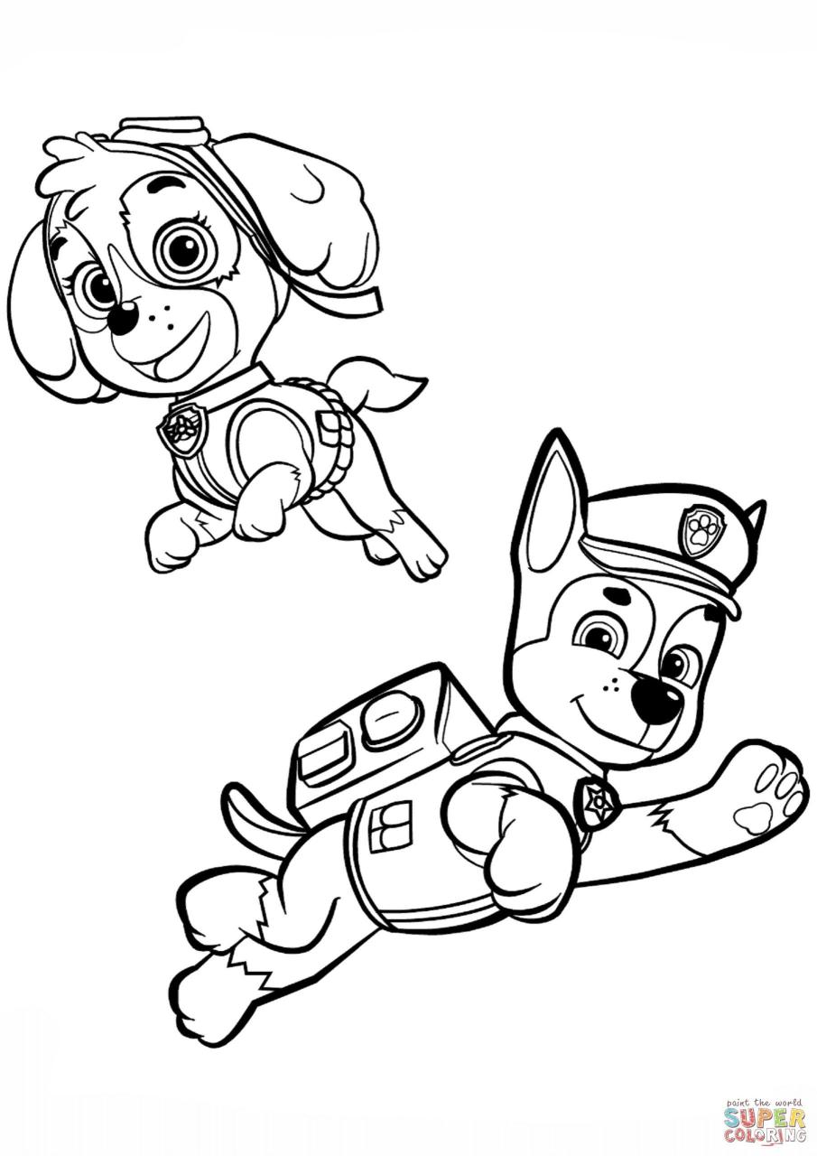Mighty Skye Coloring Pages