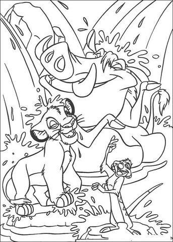 Lion King Coloring Pages Free