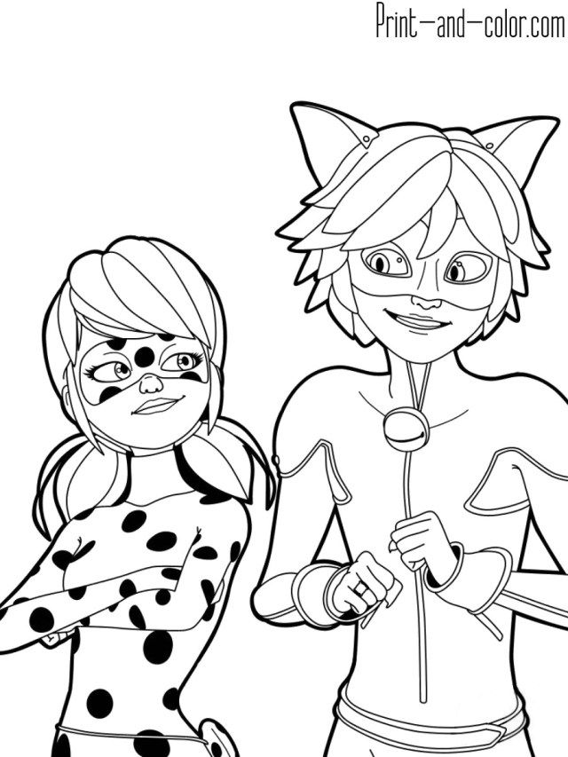 Miraculous Coloring Pages