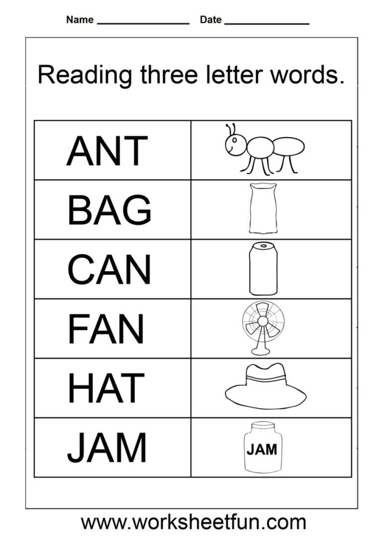 Vocabulary Kindergarten English Worksheets Pdf