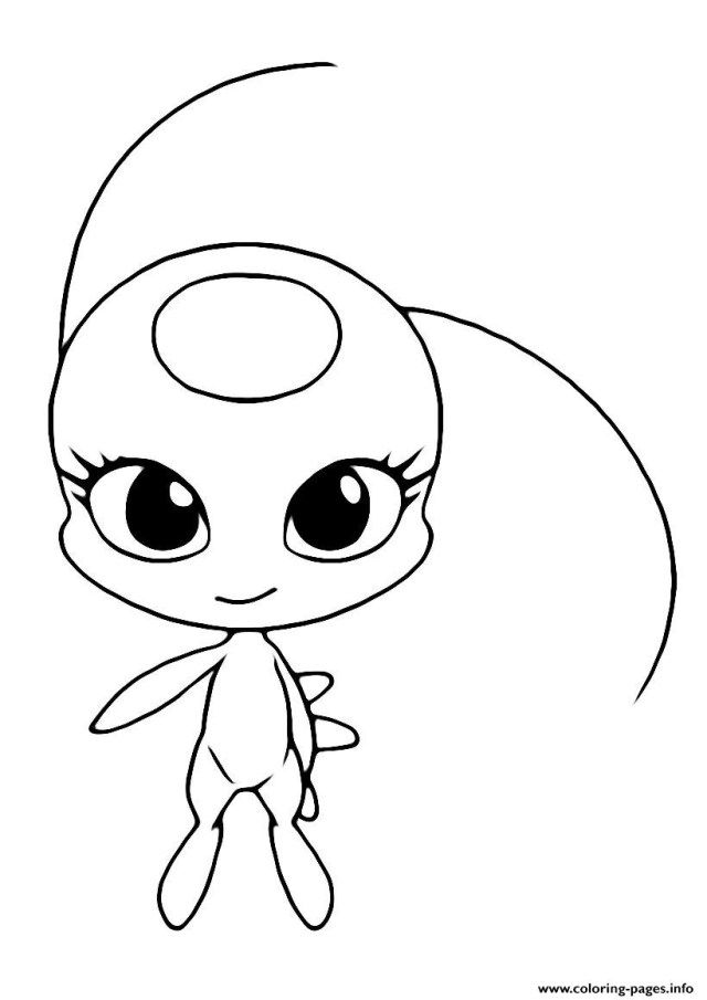 Miraculous Coloring Pages Kwamis