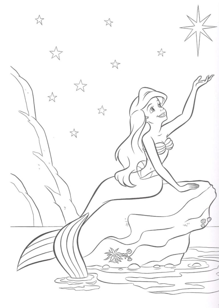 Printable Mermaid Coloring Pages Pdf