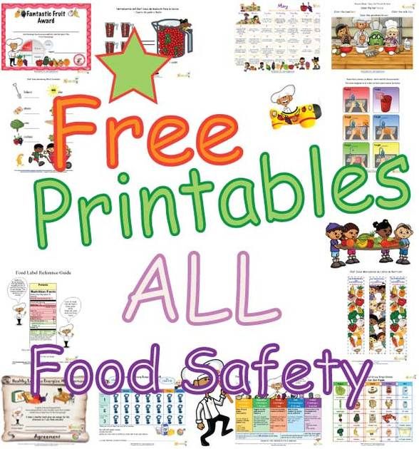 Food Safety Worksheets For Kids