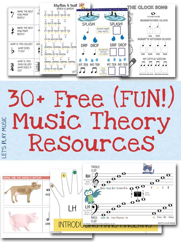 Elementary Music Theory Worksheets Pdf