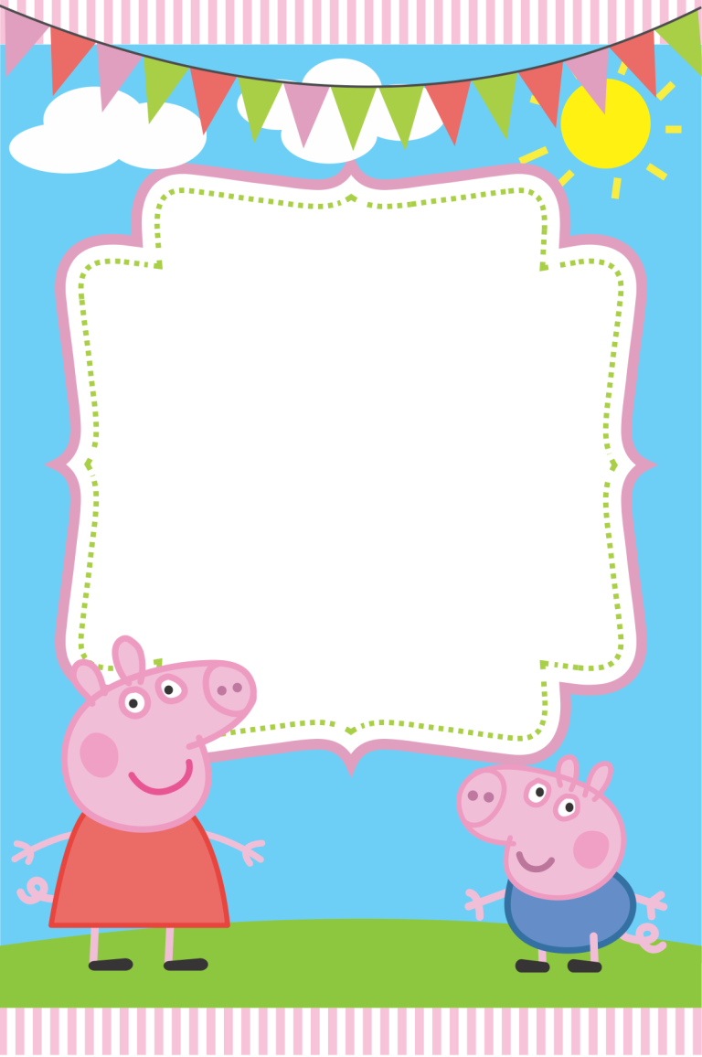 Peppa Pig Printable Birthday Card