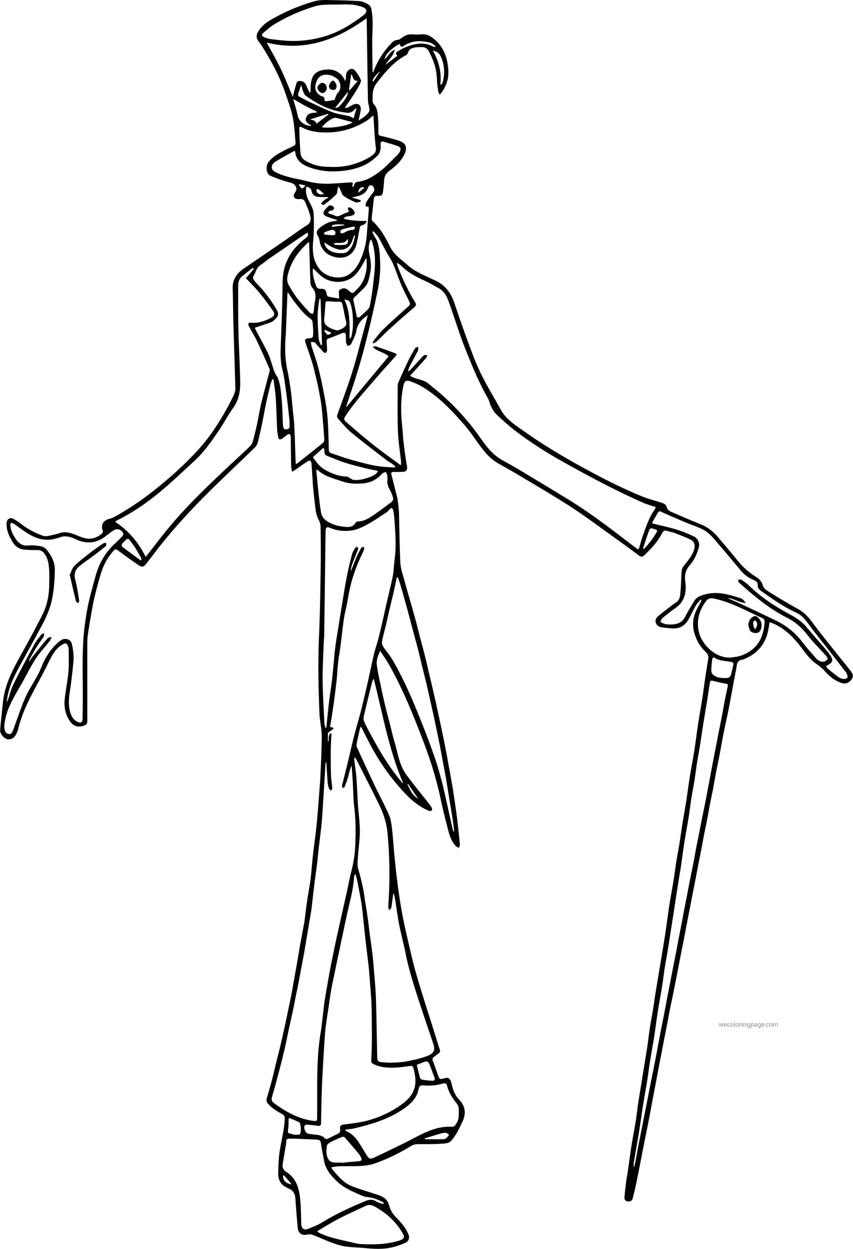 Dr Facilier Princess And The Frog Coloring Pages