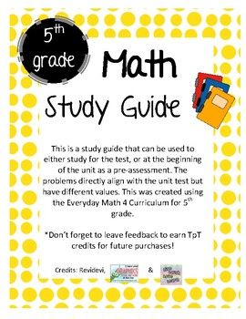 5th Grade Everyday Mathematics Grade 5 Worksheets