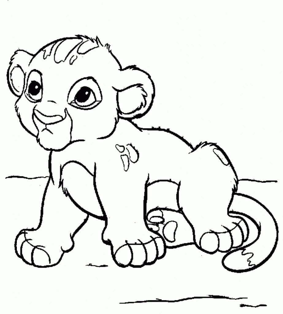 Simba Coloring Pages Free
