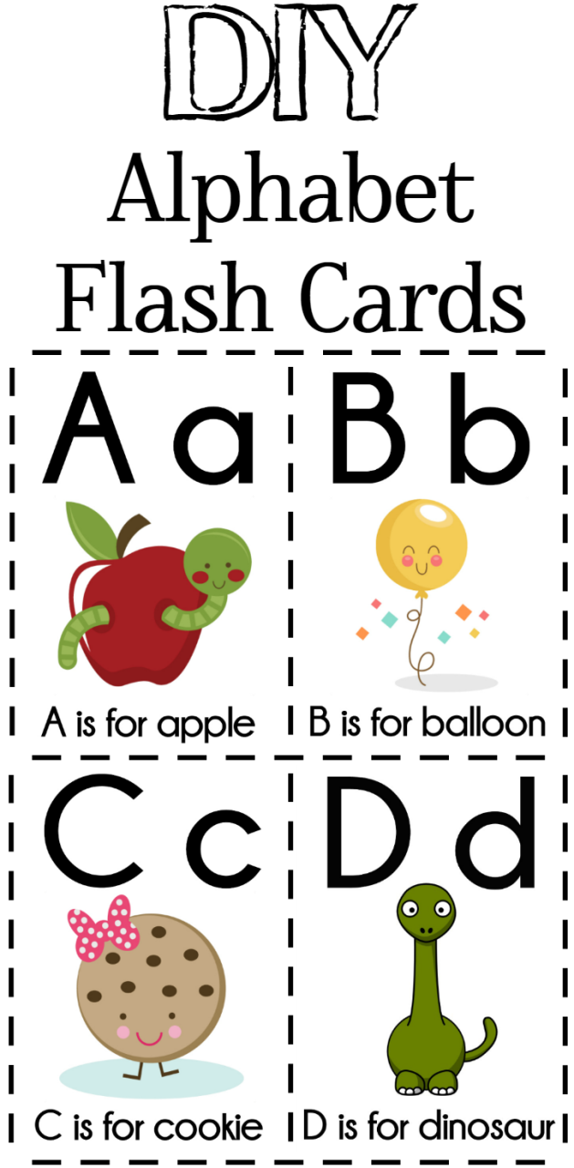 Printable Alphabet Flash Cards For Kids