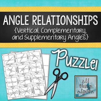 Angle Relationships Worksheet Answer Key Gina Wilson