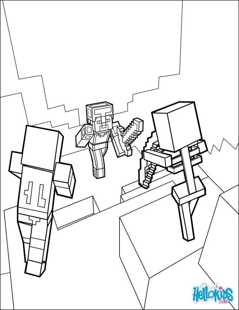 Minecraft Dungeons Pictures To Color