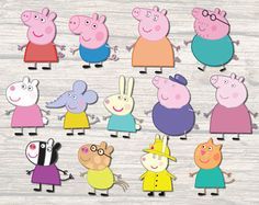Peppa Pig Printable Characters