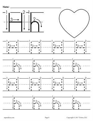 Free Printable Letter H Worksheets For Preschoolers