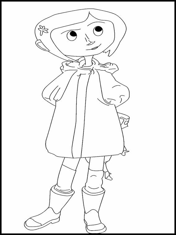 Coraline Coloring Pages Printable