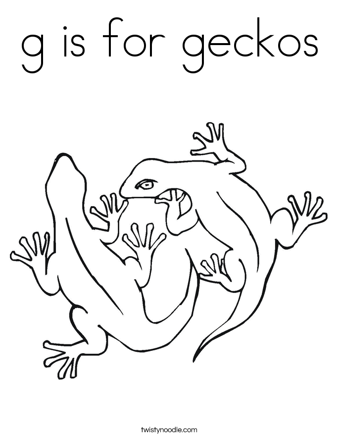 Geico Gecko Coloring Page
