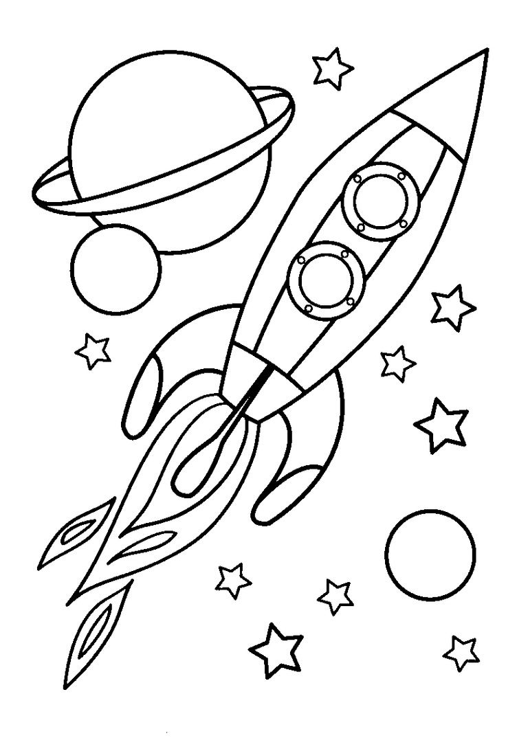 Spaceship Coloring Pages Printable