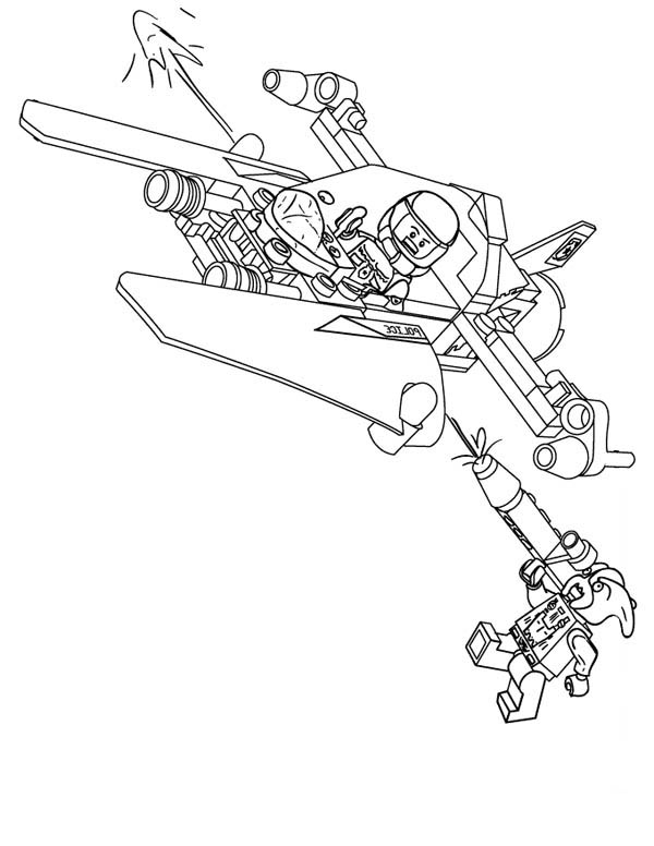 Lego Spaceship Coloring Pages