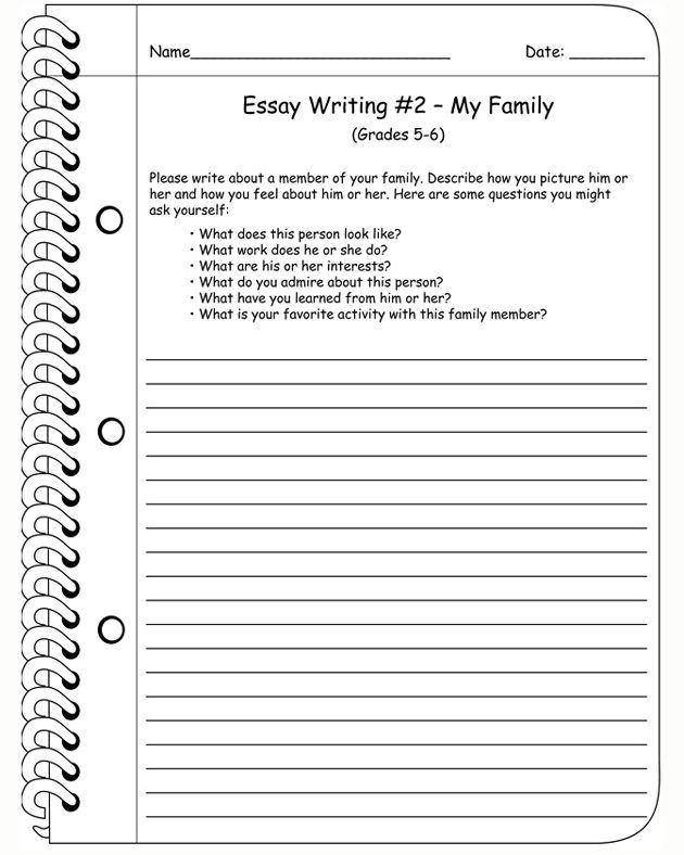Fifth Grade 5th Grade Writing Worksheets
