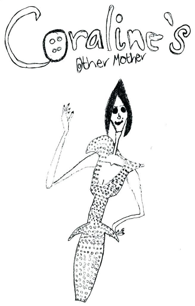Coraline Coloring Pages Other Mother