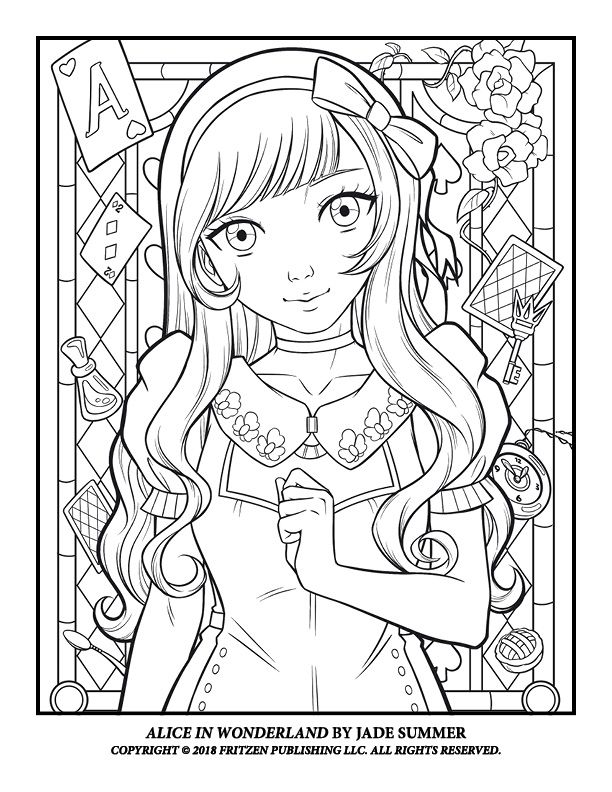 Jade Summer Free Coloring Pages