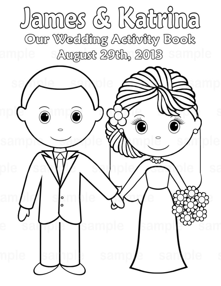 Wedding Coloring Book Free