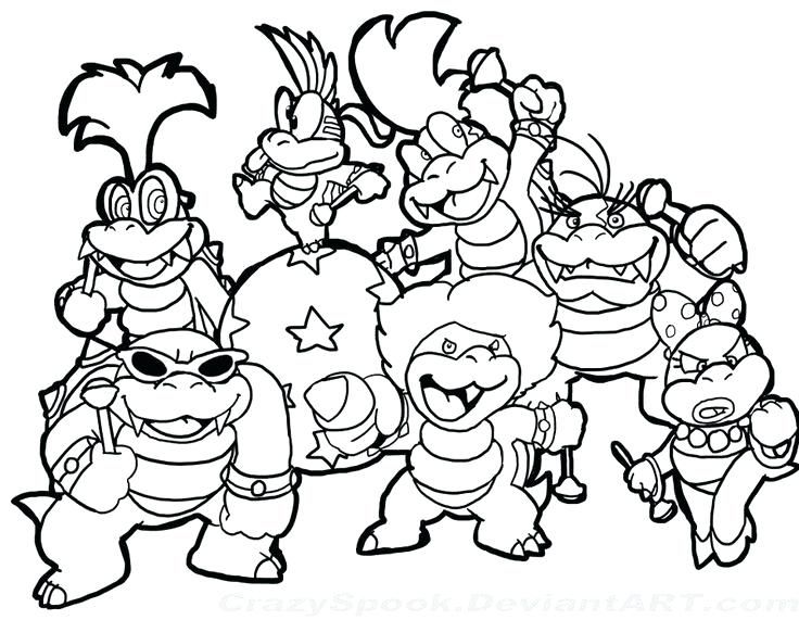 Printable Nintendo Coloring Pages