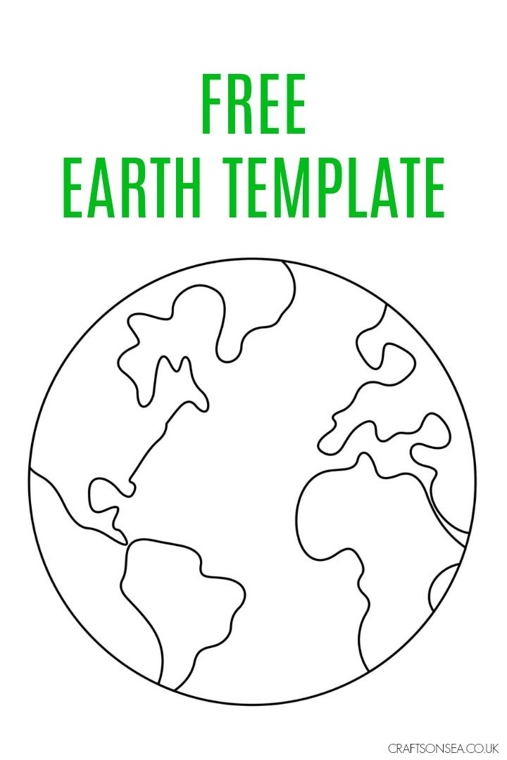 Printable Earth Pictures For Kids