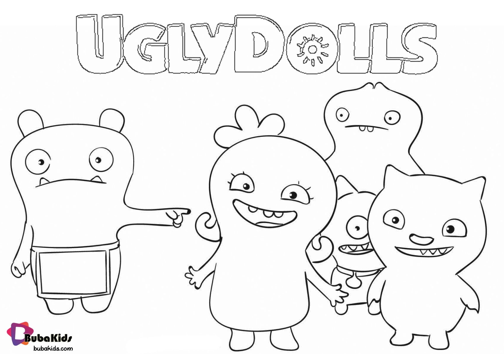 Ugly Dolls Coloring Pages Free