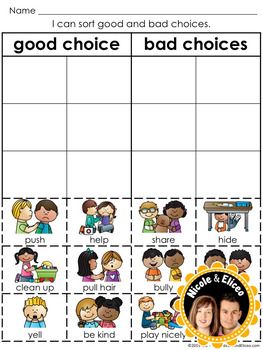Kindergarten Social Skills Worksheets For Kids