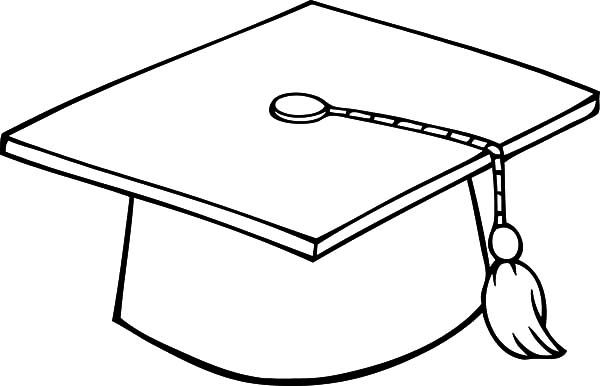 Graduation Cap Coloring Pages