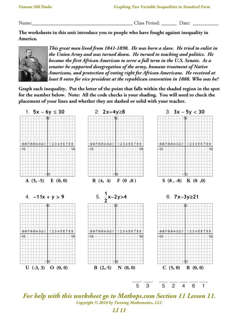 Graphing Absolute Value Inequalities Worksheet Answers