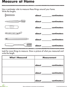 Measurement Worksheets Grade 2 Inches