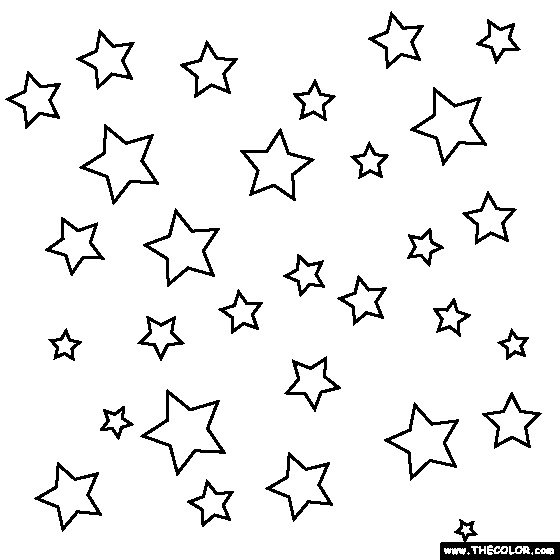 Night Sky Galaxy Coloring Pages