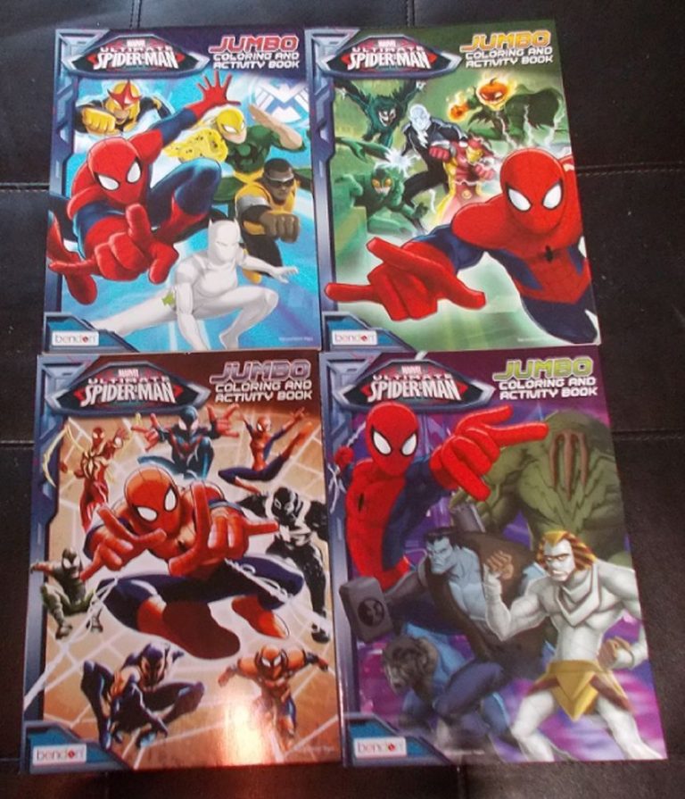 Jumbo Spiderman Colouring Book