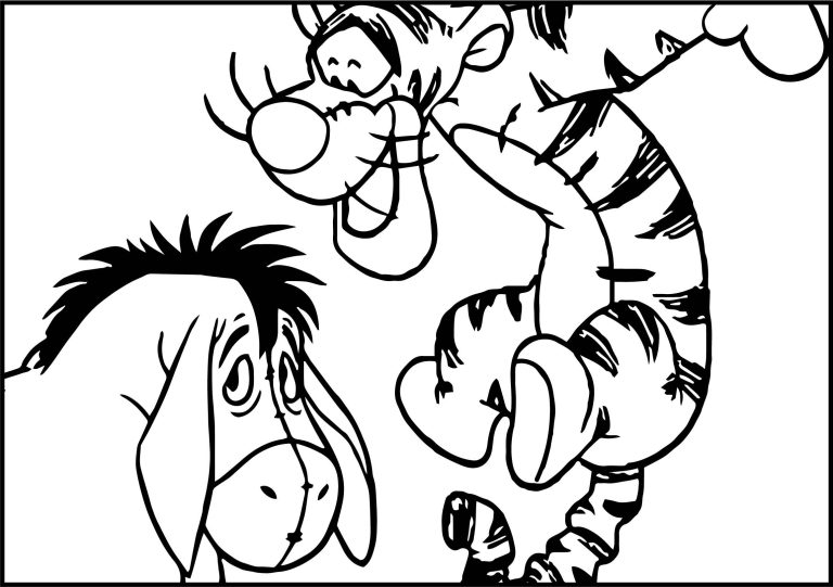 Tigger And Eeyore Coloring Pages