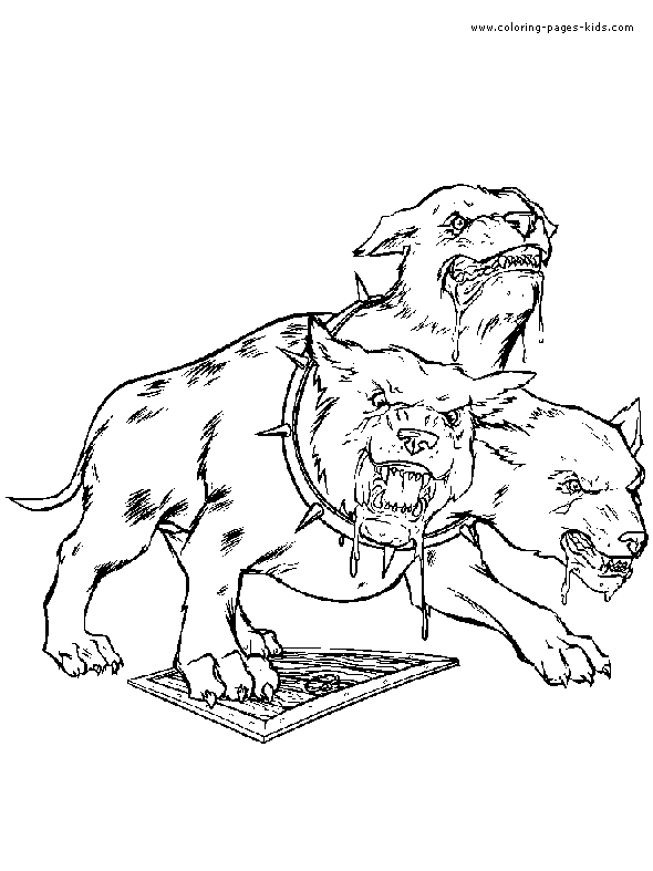 Harry Potter Cartoon Characters Coloring Pages