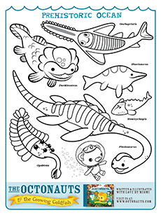 Octonauts Sea Creatures Coloring Pages