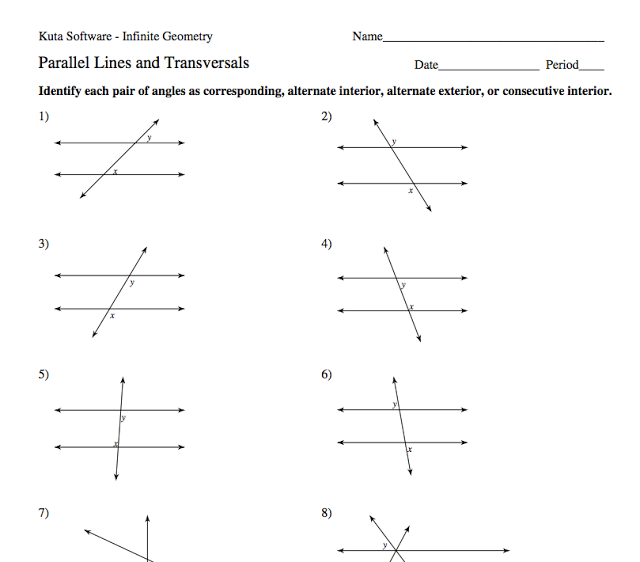 Practice Angle Relationships Worksheet Answer Key