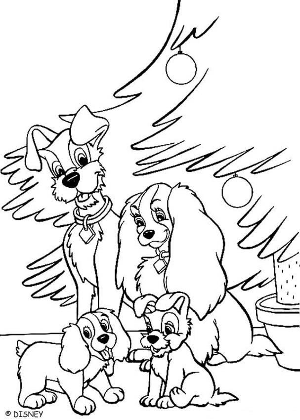 Baby Lady And The Tramp Coloring Pages