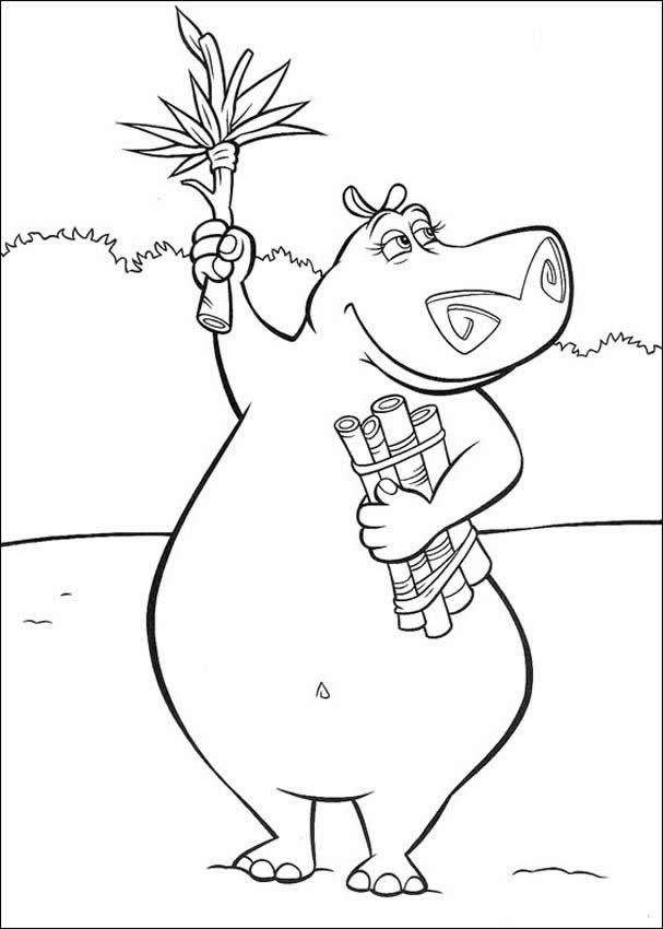 Madagascar Coloring Pages For Kids