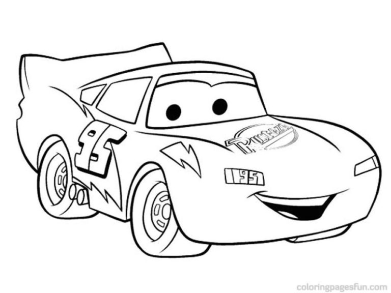 Mcqueen Coloring Pages For Kids