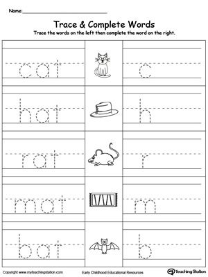Early Childhood Printable Kindergarten Writing Worksheets Pdf